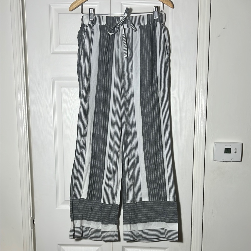 NWT SEAFOLLY Cotton Wide Leg Pant Small